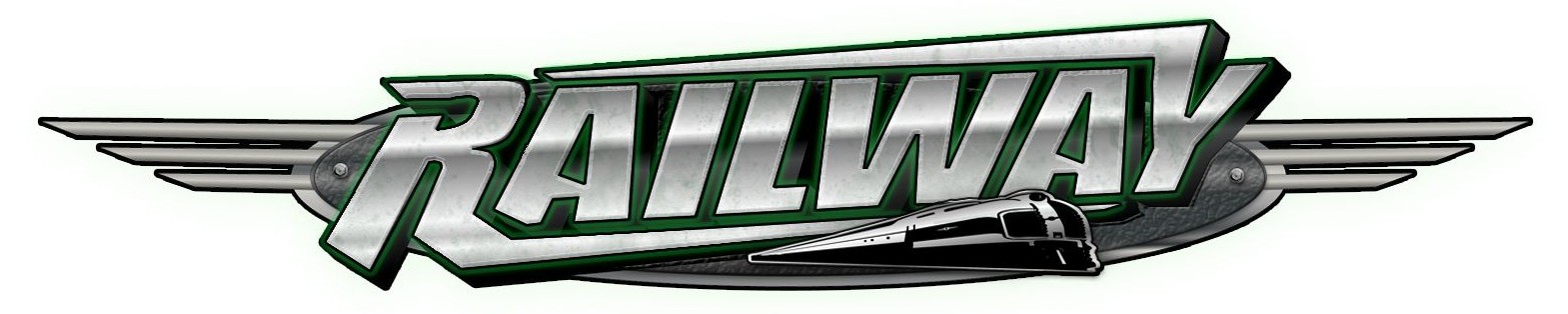 RAILWAY GREEN LOGO on white